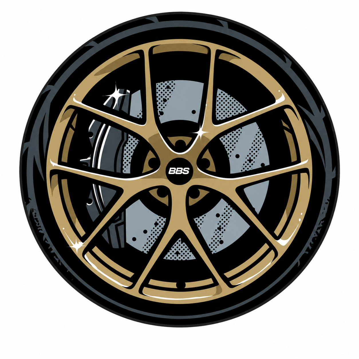 Racing Tires Rugs