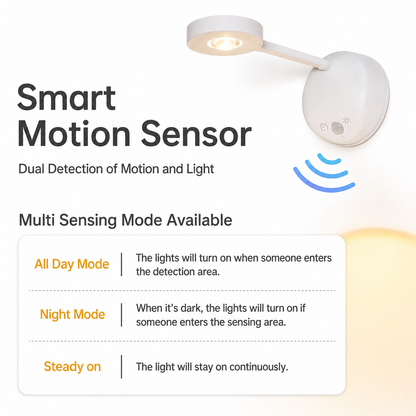 Rechargeable Motion Sensor Spotlight