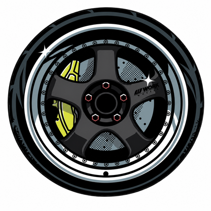 Racing Tires Rugs