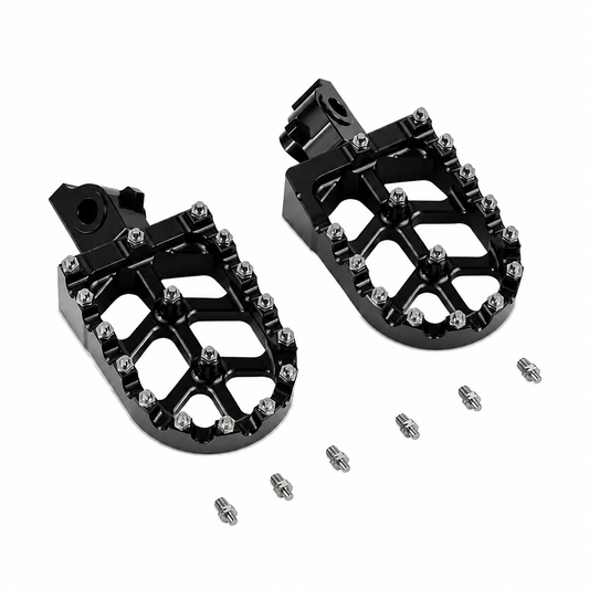 Titanium foot pegs
